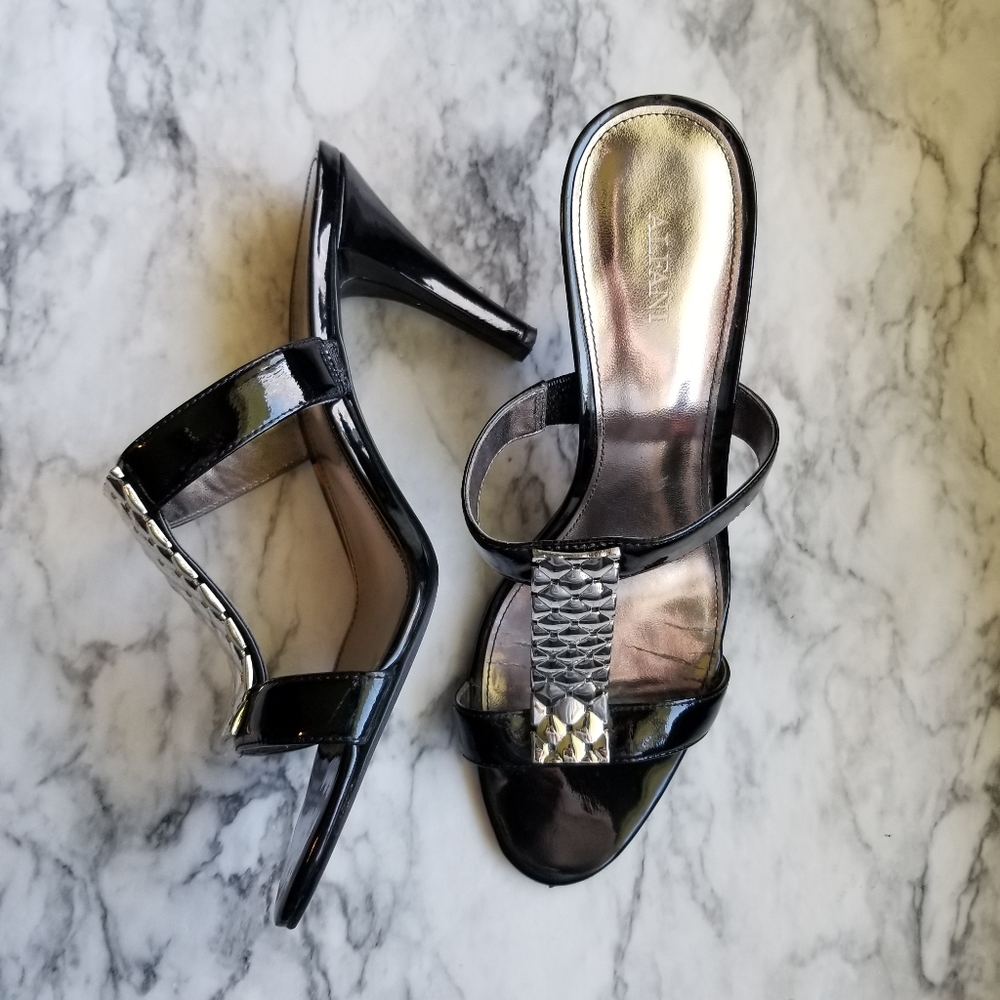 Alfani Gizelle black sandal shoes with heel